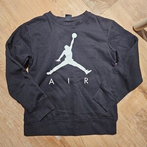 Jordan Black Kids Sweater with Iconic Logo